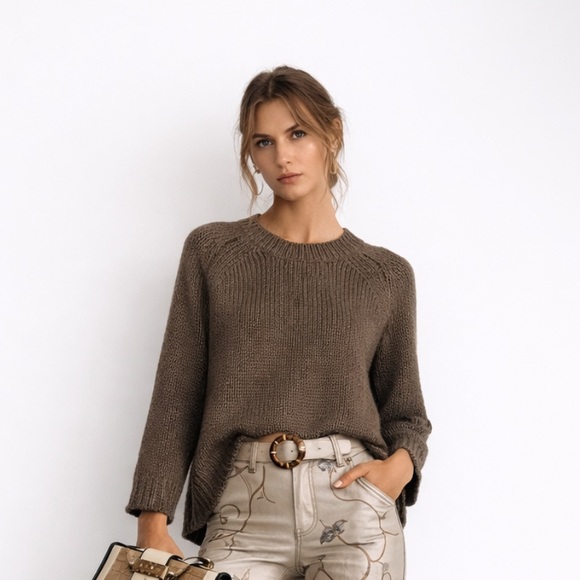 Theyskens' Theory Sweaters - Theyskins Theory Cozy army green Knit Sweater